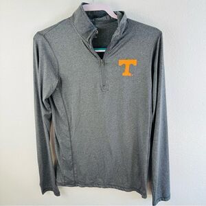 KA Knights Gray University‎ Of Tennessee Quarter Zip Shirt Men’s Size S